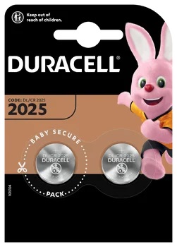 DURACELL CR2025 bateria litowa blister 2szt