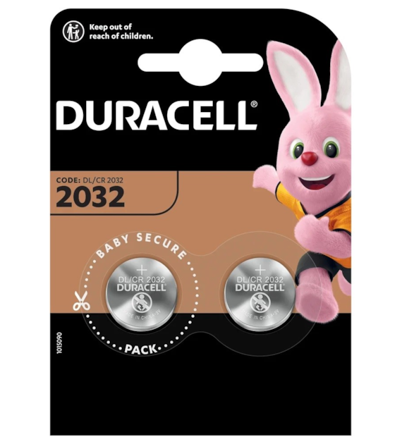 DURACELL CR2032 bateria litowa blister 2szt
