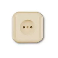 PLASTROL GNT-15T TURKUS gniazdo 1x2p n/t BEŻ