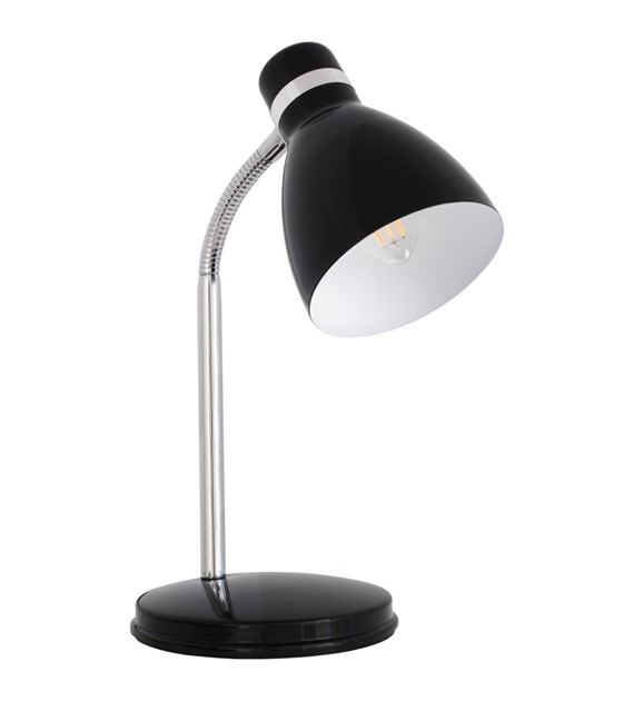 KANLUX ZARA HR-40-B lampka biurkowa E14 CZARNY