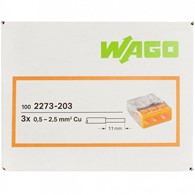 WAGO 2273-203 złączka 3x2,5 op. 100szt