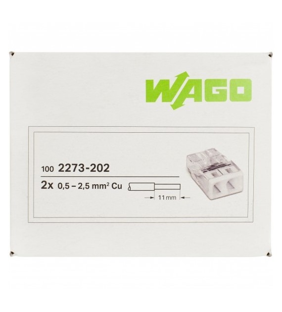 WAGO 2273-202 złączka 2x2,5 op. 100szt