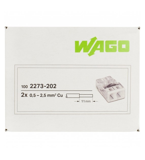 WAGO 2273-202 złączka 2x2,5 op. 100szt