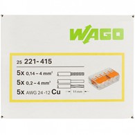 WAGO 221-415 złączka 5x4 op. 25szt