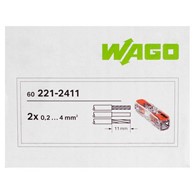 WAGO 221-2411 złączka przelotowa 1x4 op. 60szt