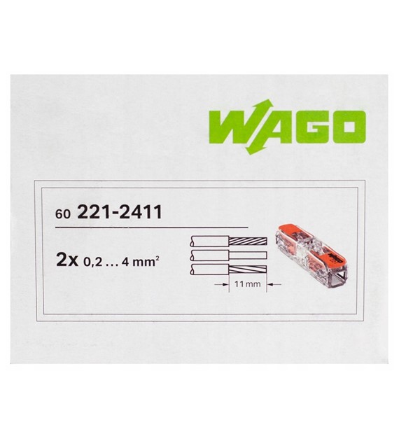 WAGO 221-2411 złączka przelotowa 1x4 op. 60szt