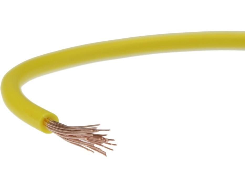 ELEKTROKABEL przewód LgY 1 żółty 100m