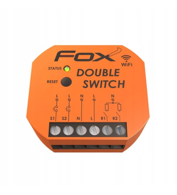 FF FOX Wi-R2S2-P DOUBLE SWITCH sterownik Wi-Fi LED
