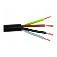 ELEKTROKABEL przewód OWYżo 4x1,5 czarny 100m