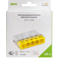 WAGO 2273-205/995-020 złączka 5x2,5 op. 20szt