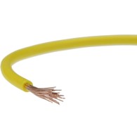 ELEKTROKABEL przewód LgY 0,5 żółty 100m