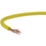 ELEKTROKABEL przewód LgY 0,5 żółty 100m