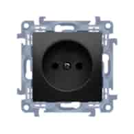 SIMON 10 CZARNY CG1.01/49 gniazdo b/u x1