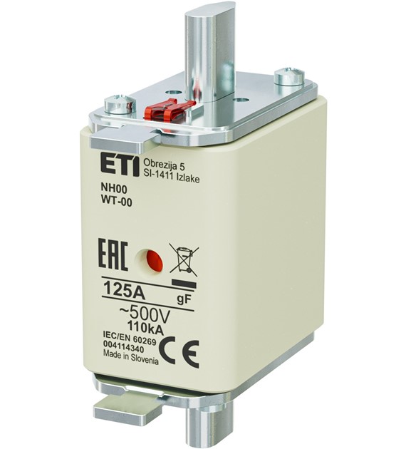 ETI NH00 WT-00 gF 125A/500V wkładka topikowa