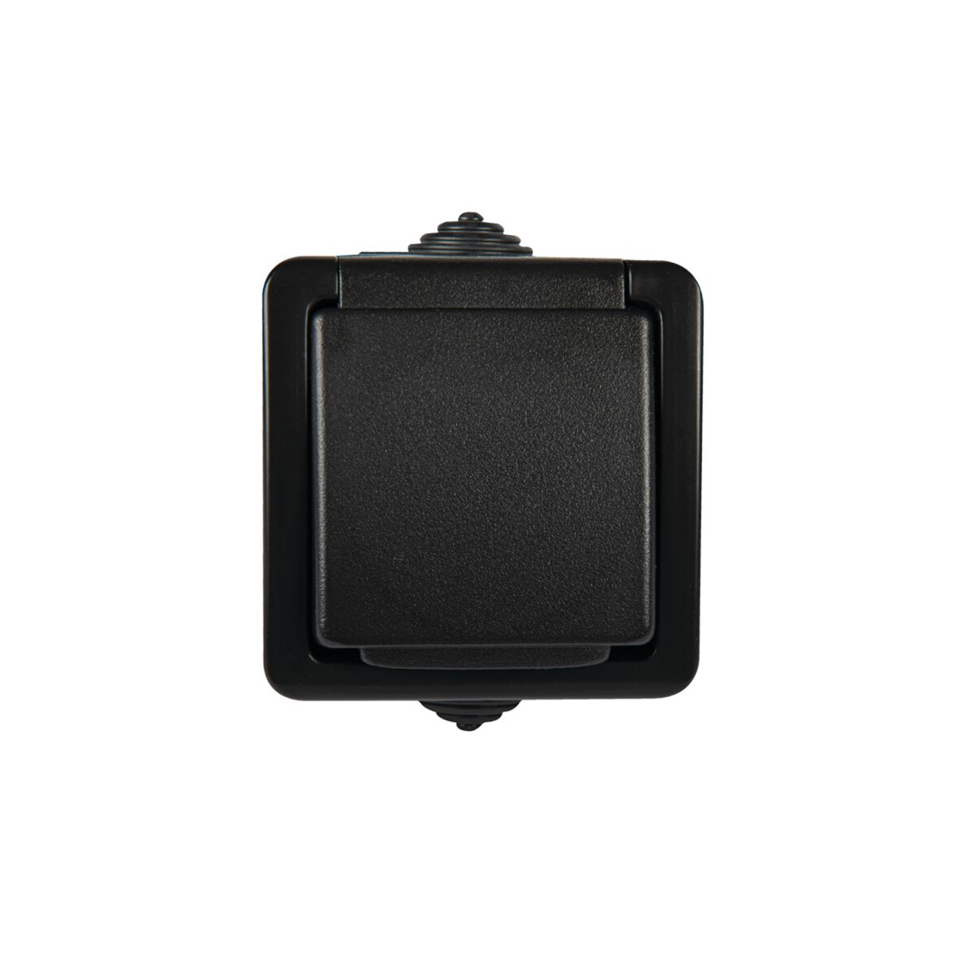 KANLUX MOWION CZARNY TEKNO gniazdo FR 05-1250-141