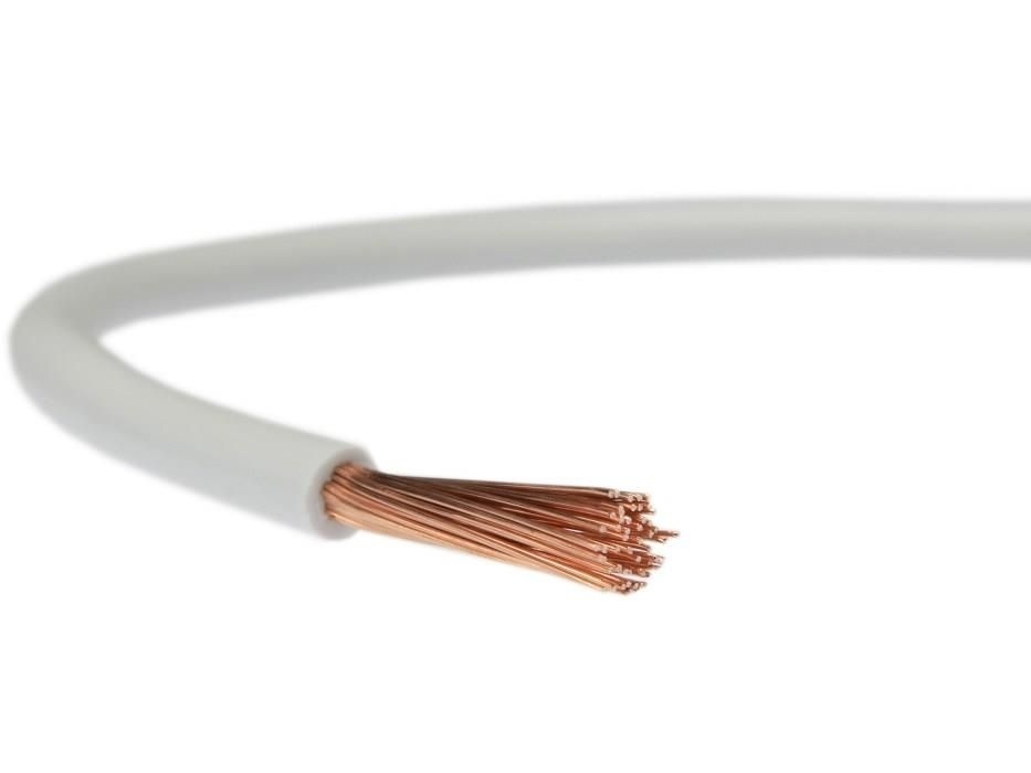 ELEKTROKABEL przewód LgY 0,75 biały KRĄŻEK 100m
