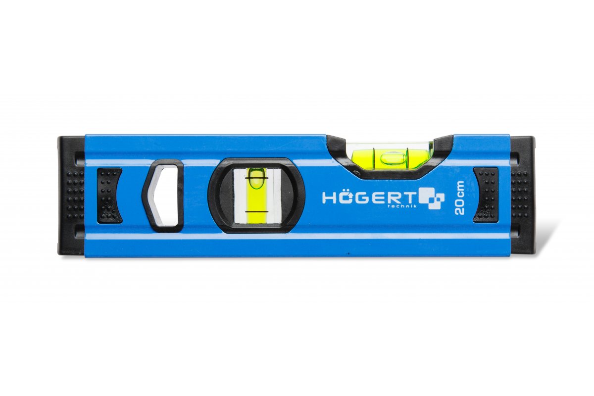 GTV HOGERT poziomica aluminiowa 20cm 2 libelki