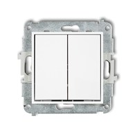 KARLIK ICON BIAŁY IWP-2 łącznik świecznikowy