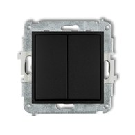 KARLIK ICON CZARNY MAT łącznik 12IWP-2