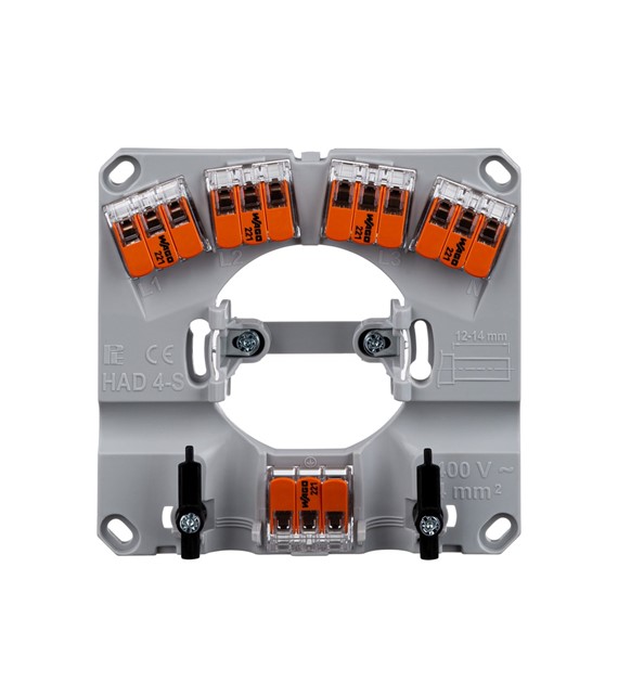 NASIELSK 4-S puszka n/t-p/t do AGD/HAD 5xWAGO