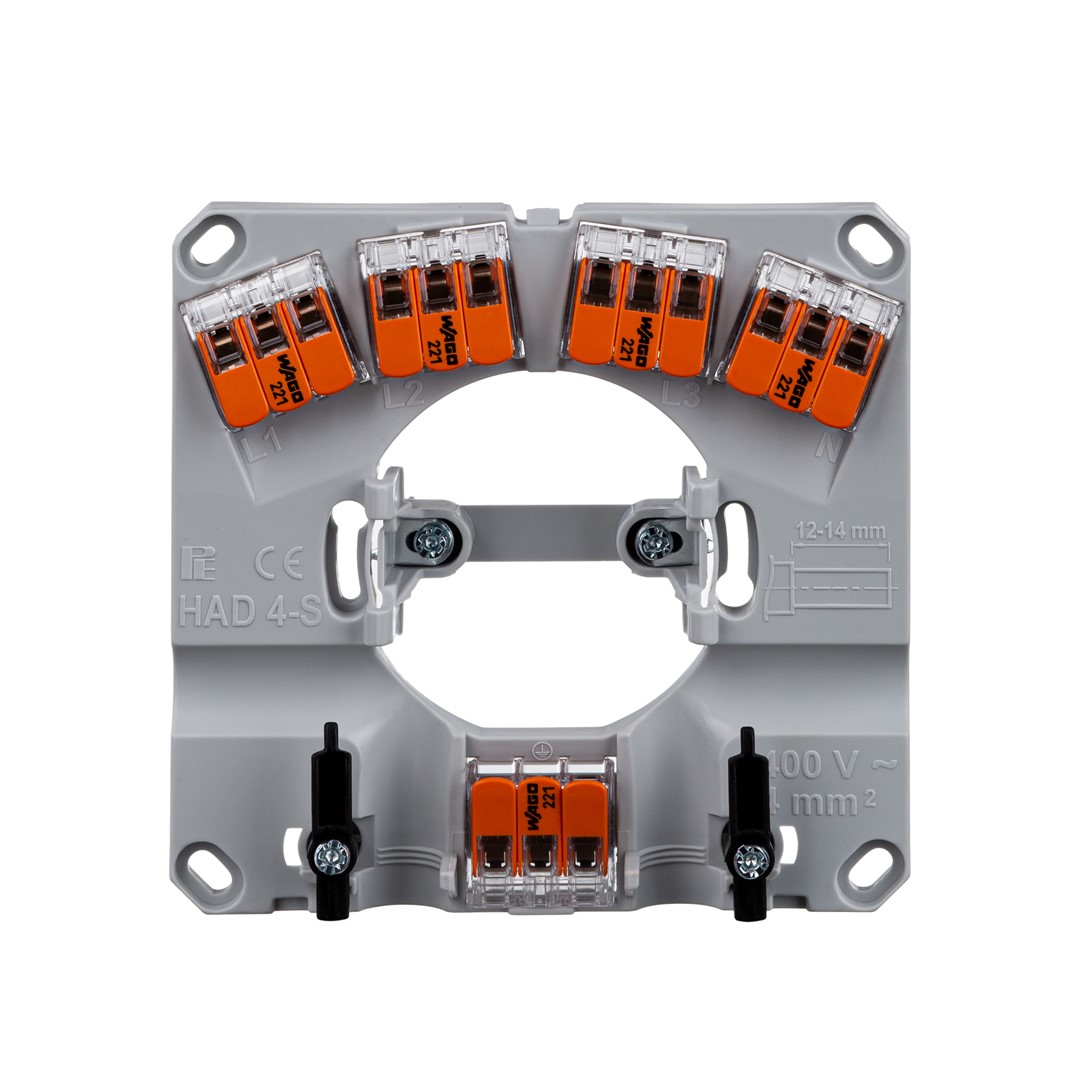 NASIELSK 4-S puszka n/t-p/t do AGD/HAD 5xWAGO