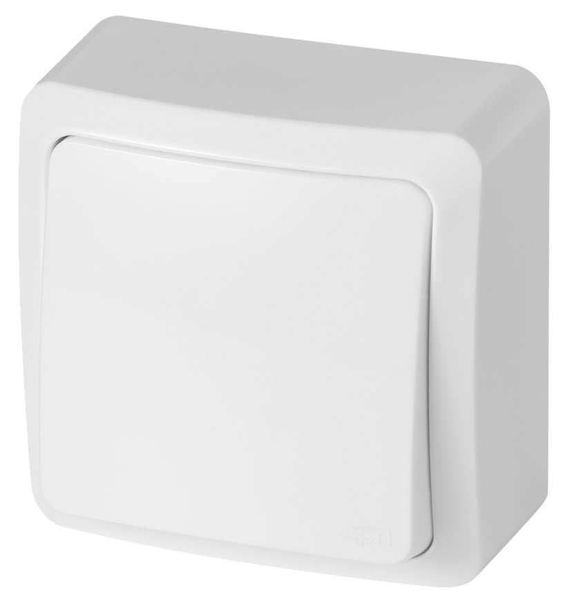 NASIELSK BERG BIAŁY ŁNT-1 łącznik 1-biegunowy