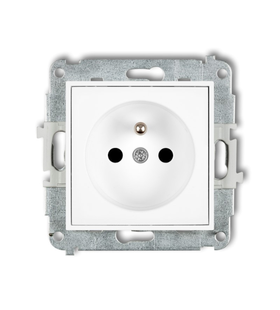 KARLIK MINI BIAŁY MAT 25MGP-1zp gniazdo x1 z/u