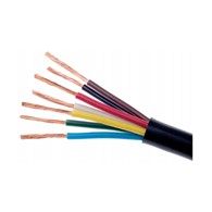 ELEKTROKABEL przewód OWYżo 5x4 biały 500m