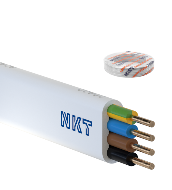 NKT przewód LUMEN YDYpżo 450/750V 4x1,5 100m