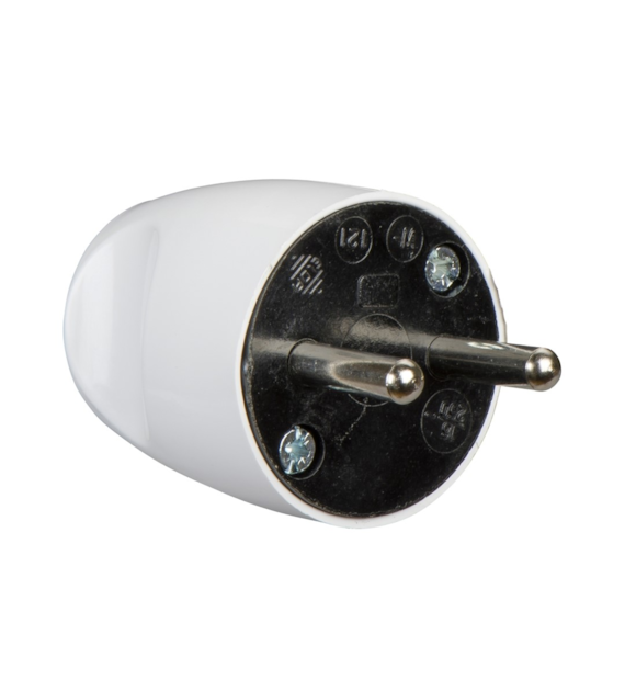 SCHNEIDER ELDA BIAŁY W12101 wtyczka prosta 2P