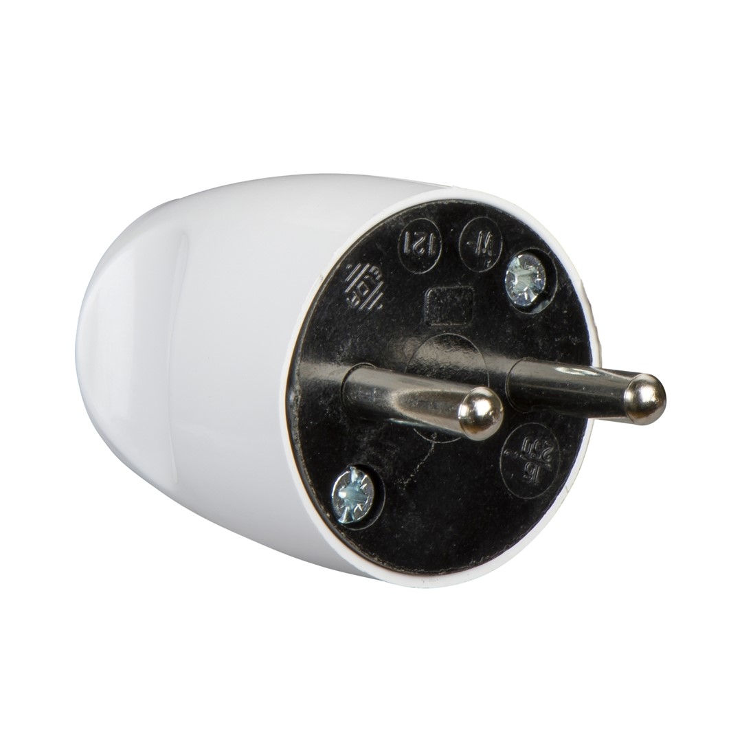 SCHNEIDER ELDA BIAŁY W12101 wtyczka prosta 2P