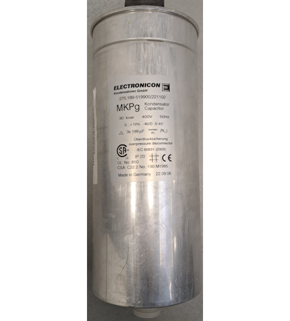 ELECTRONICON 275.189-519900 kondensator 30kVar