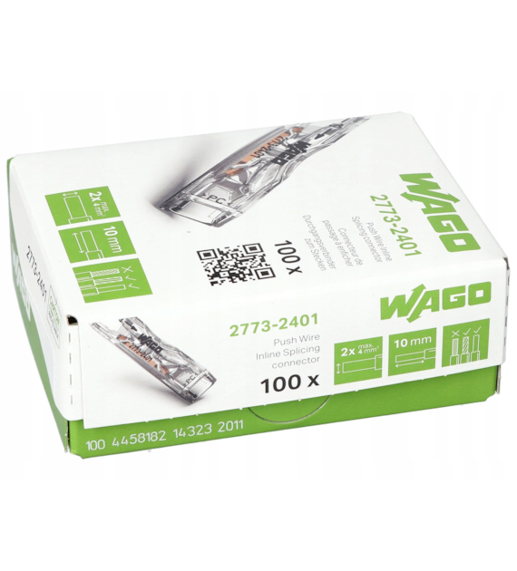 WAGO 2773-2401 złączka przelotowa 1x4 op. 100szt