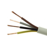 ELEKTROKABEL przewód OWYżo 4x1,5 biały 300m