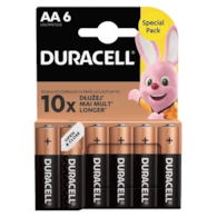 DURACELL LR6 bateria alkaliczna AA blister 6szt