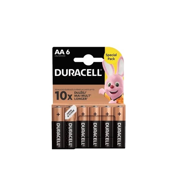 DURACELL LR6 bateria alkaliczna AA blister 6szt