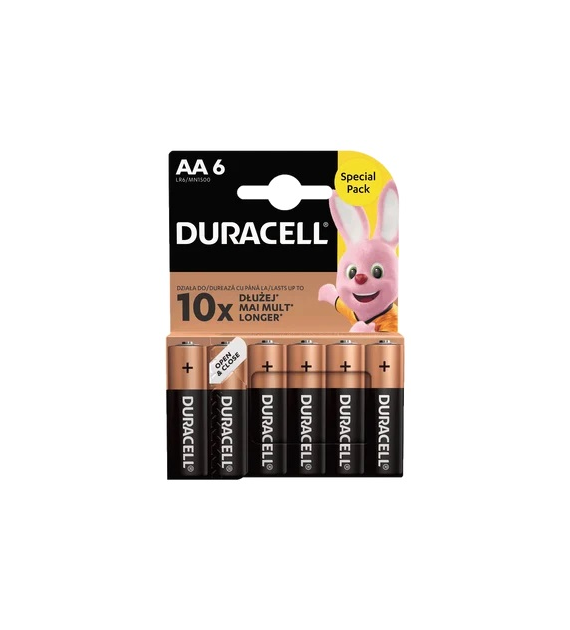 DURACELL LR6 bateria alkaliczna AA blister 6szt