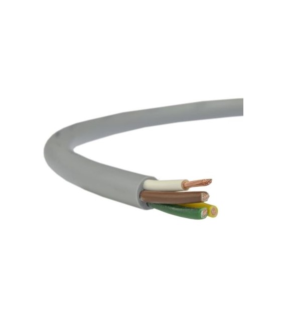 ELEKTROKABEL przewód OWYżo 4x2,5 biały 300m