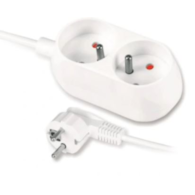 PLASTROL PS-270/5m przedłużacz 2x2p z/u BIAŁY 10A