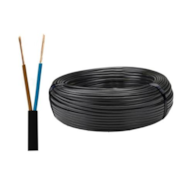 ELEKTROKABEL przewód OMYp 2x0,75 czarny 100m