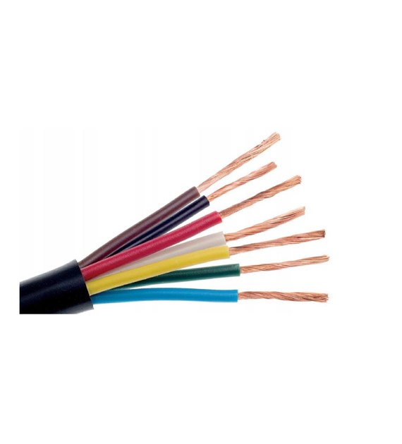 ELEKTROKABEL przewód YLYs 7x1 100m