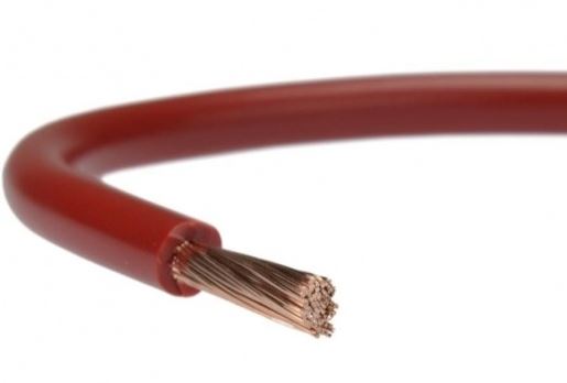 ELPAR przewód LgY 1.5 750V czerwony H07V-K 100m