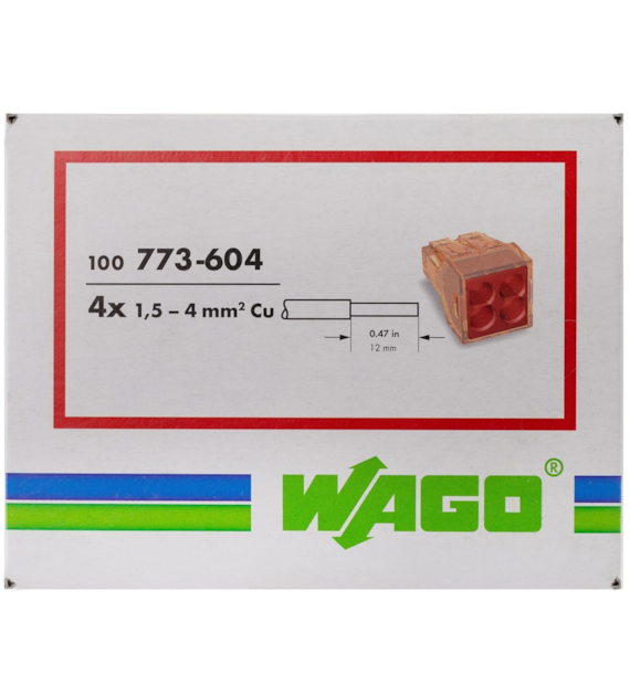 WAGO 773-604 złączka 4x4 op. 100szt