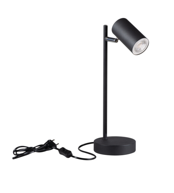KANLUX EVALO TL GU10 B-SR lampa stołowa LED CZARNY
