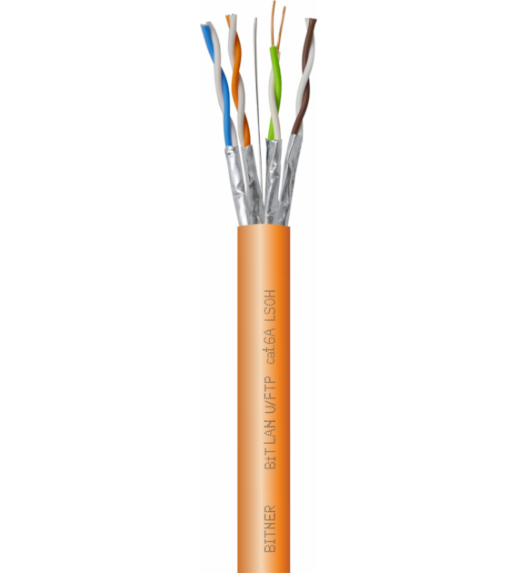 BITNER przewód U/FTP 4x2x23 AWG kat. 6A LSOH 500m
