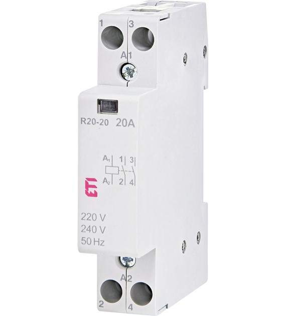 ETI R 20-20 230V stycznik modułowy 20A 230V 2NO