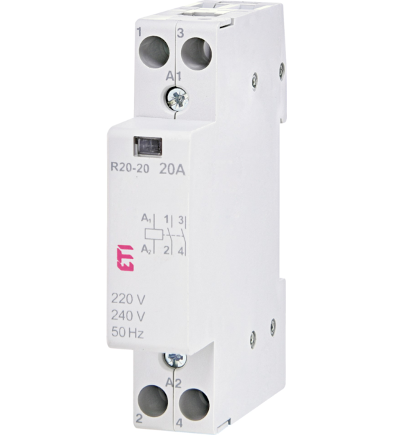 ETI R 20-20 230V stycznik modułowy 20A 230V 2NO