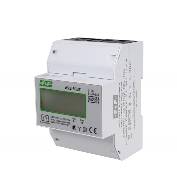 FF WZE-3RST licznik zużycia energii 3F LCD + reset