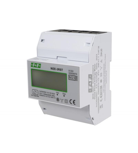 FF WZE-3RST licznik zużycia energii 3F LCD + reset
