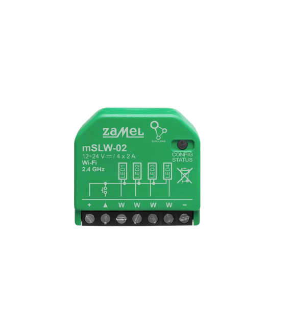 ZAMEL SUPLA mSLW-02 sterownik 4xLED RGBW WiFi mini